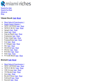 Tablet Screenshot of miamiriches.com